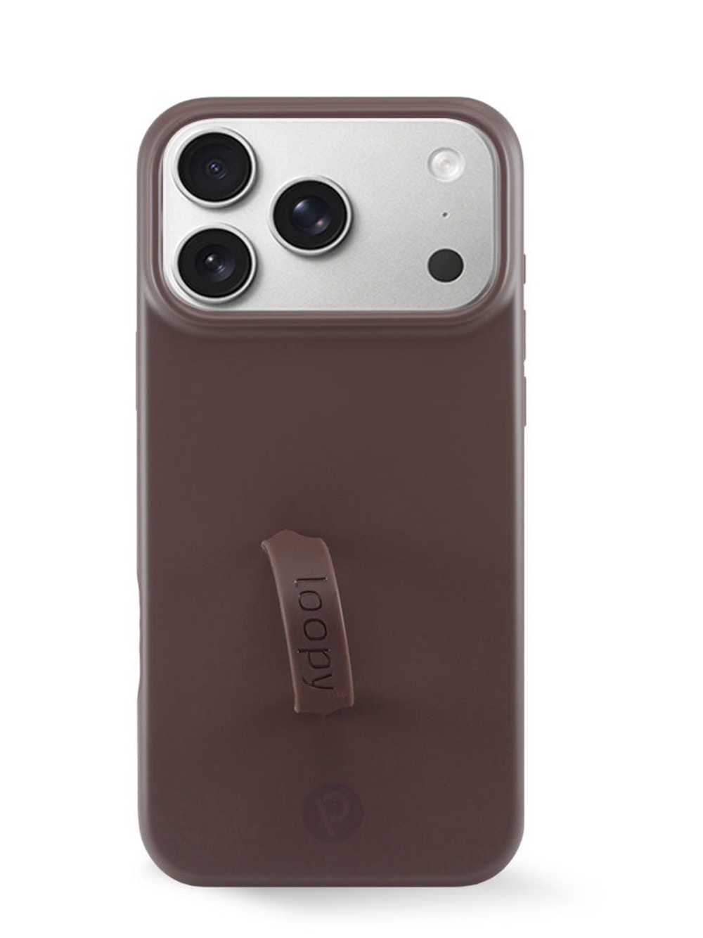 Loopy Cases Espresso iPhone 17 Pro Max Case Brown with Loop